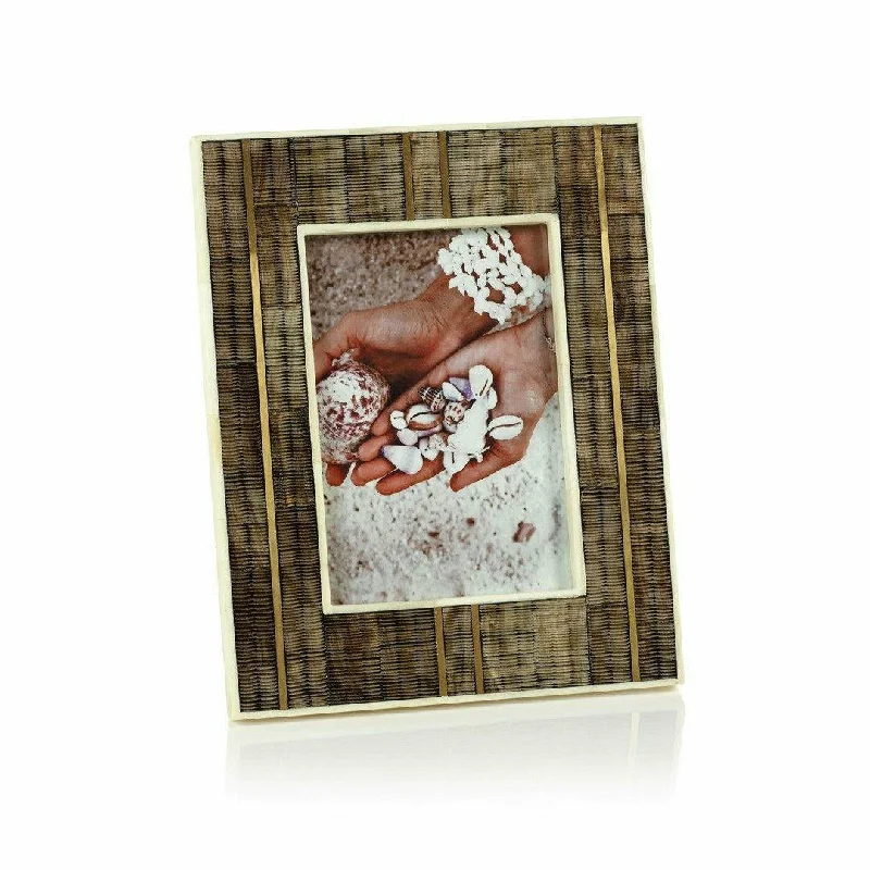 Tranas Horn with Bone Inlay Photo Frame-5" x 7"