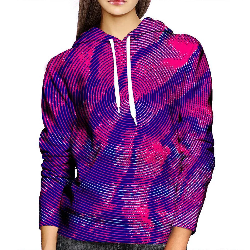 Purple Daze Womens Hoodie