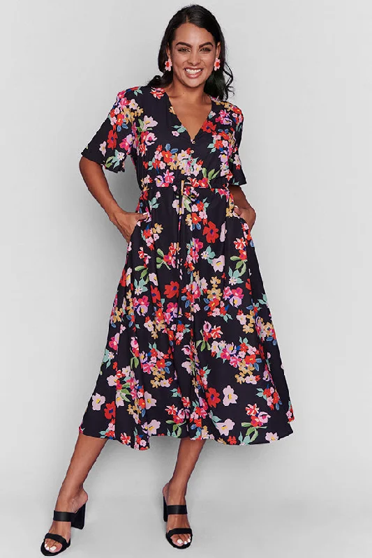 Marley Black Blossom Dress