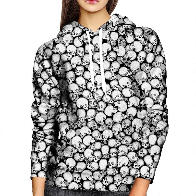 Skull Pattern Womens Hoodie