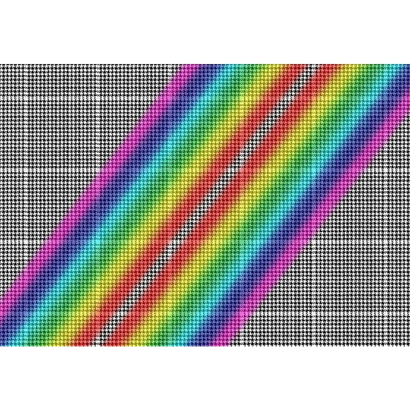 HOUNDSTOOTH RAINBOW