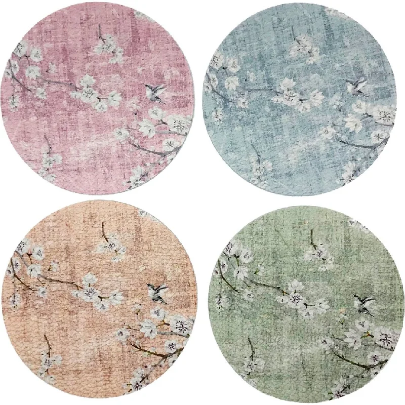 Blossom Fantasia Pastel Coaster Set Of 4