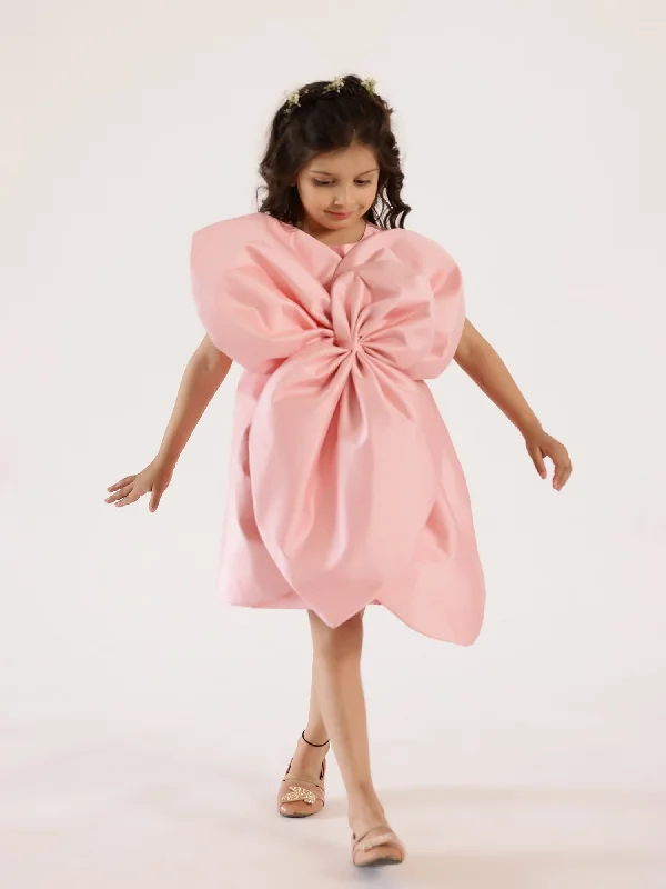 Janya's Closet: Minnie's Pink Princess Bow Dress