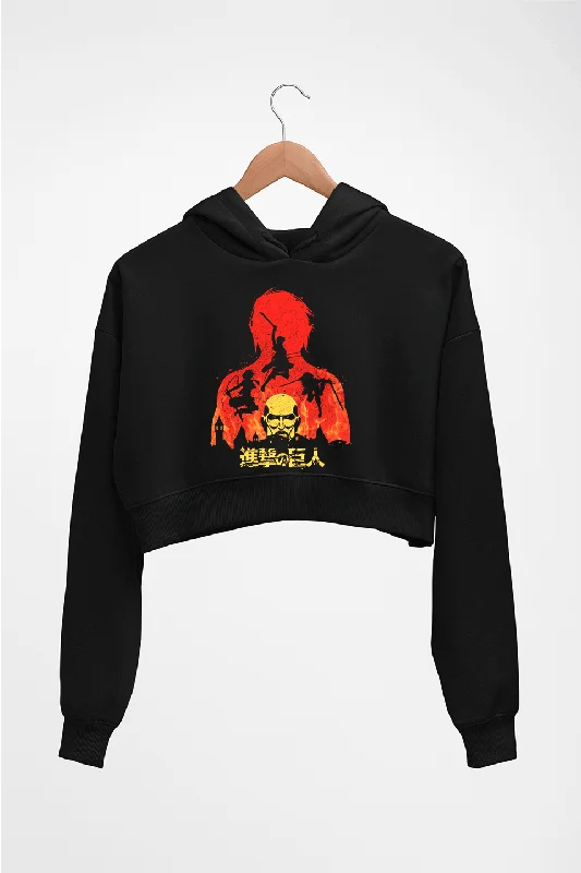 Attack on Titan Crop HOODIE FOR WOMEN