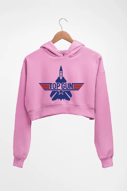 Top Gun Crop HOODIE FOR WOMEN