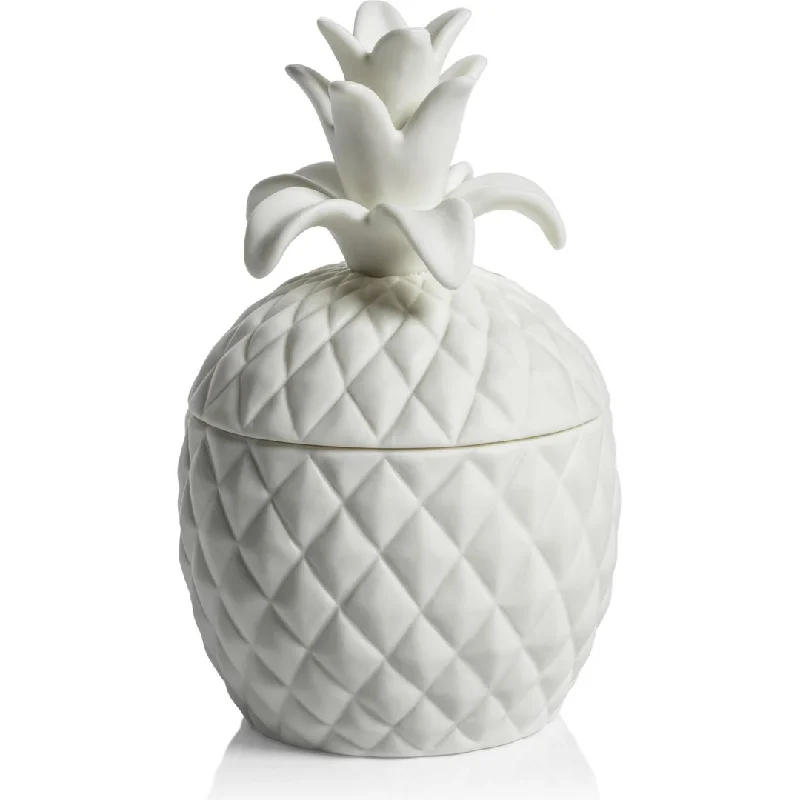 Frisian Ceramic  Pineapple Jar Candle