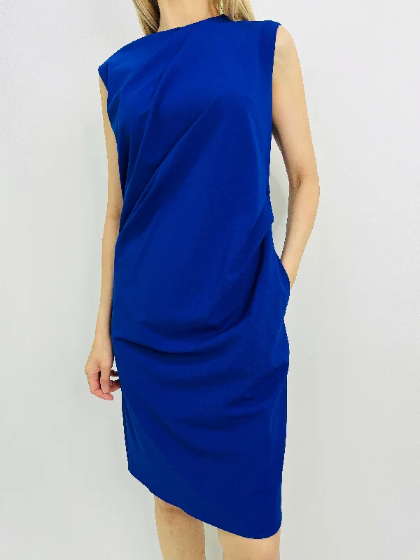 Ambass Short Dress in Navy