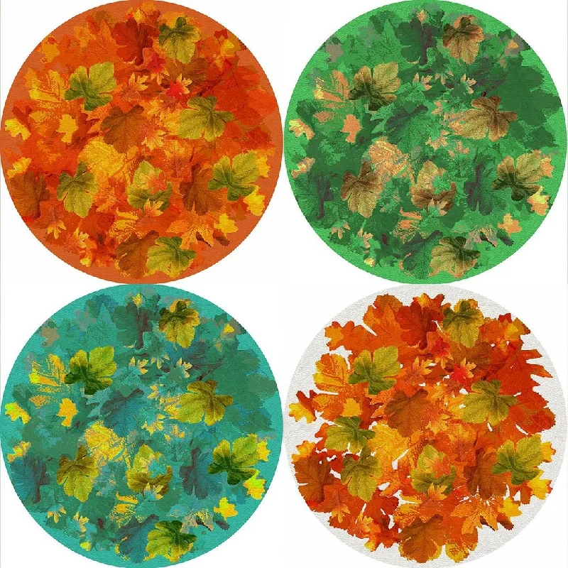 Fallen Leaves Coaster Set