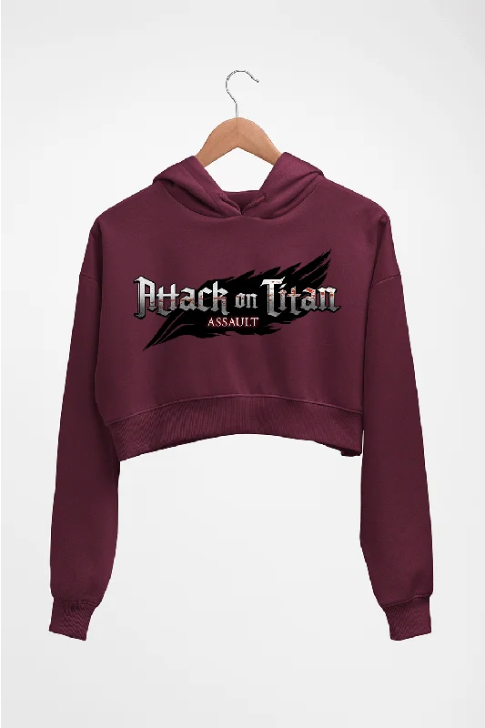 Attack on Titan Crop HOODIE FOR WOMEN