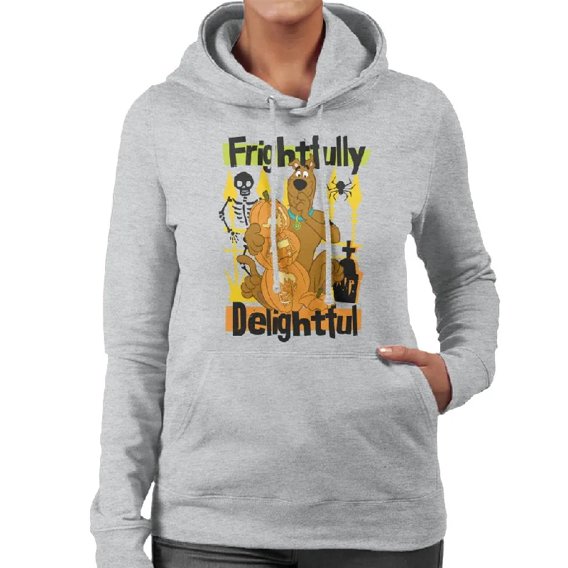 Scooby Doo Halloween Frightfully Delightful Women's Hooded Sweatshirt