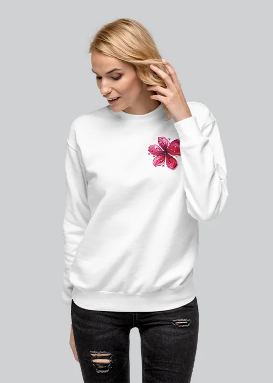 Heavenly Flower Women's Crewneck