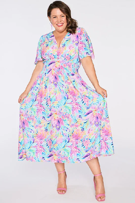 Eloise Rainbow Bloom Dress