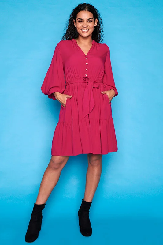 Zale Magenta Dress