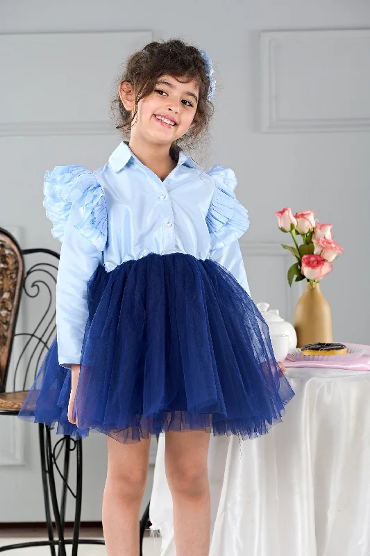 English Blue Charm Dress