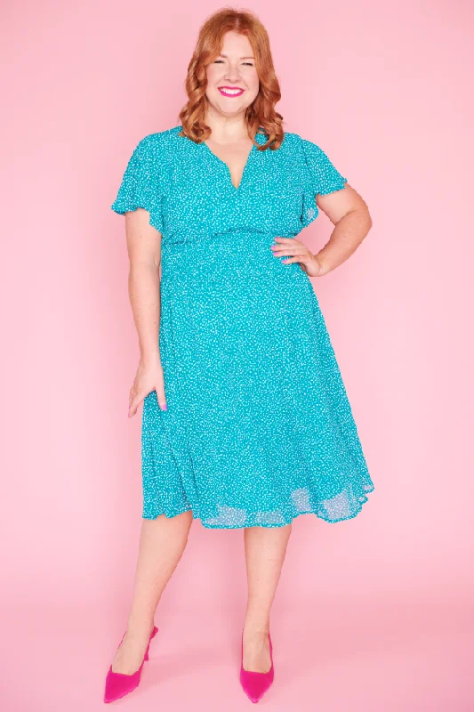 Avery Irregular Spot Dress