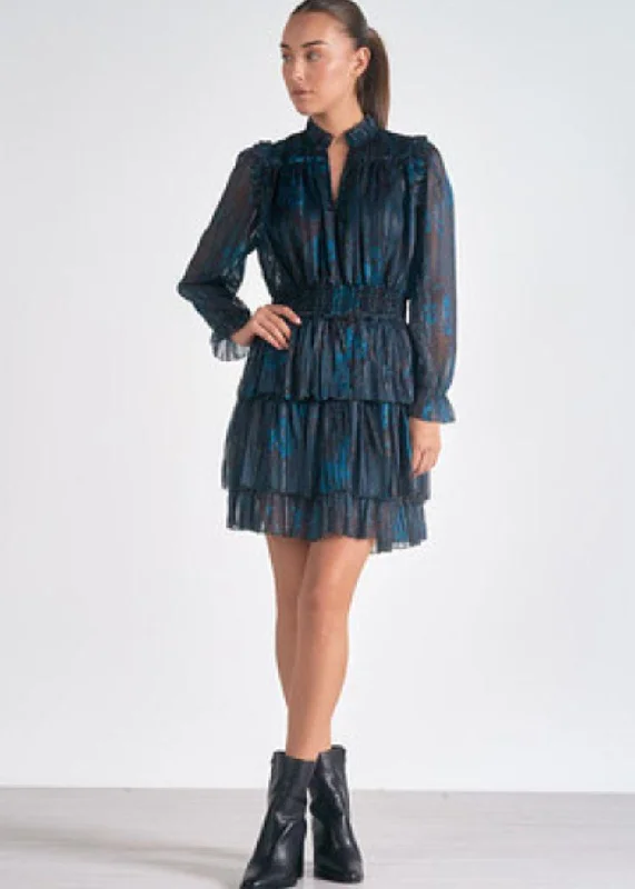 Elan Luxenburg Mini Dress - Blue ***FINAL SALE***