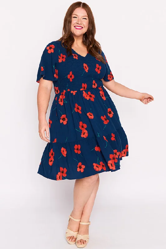 Tilley Red Poppy Fields Dress