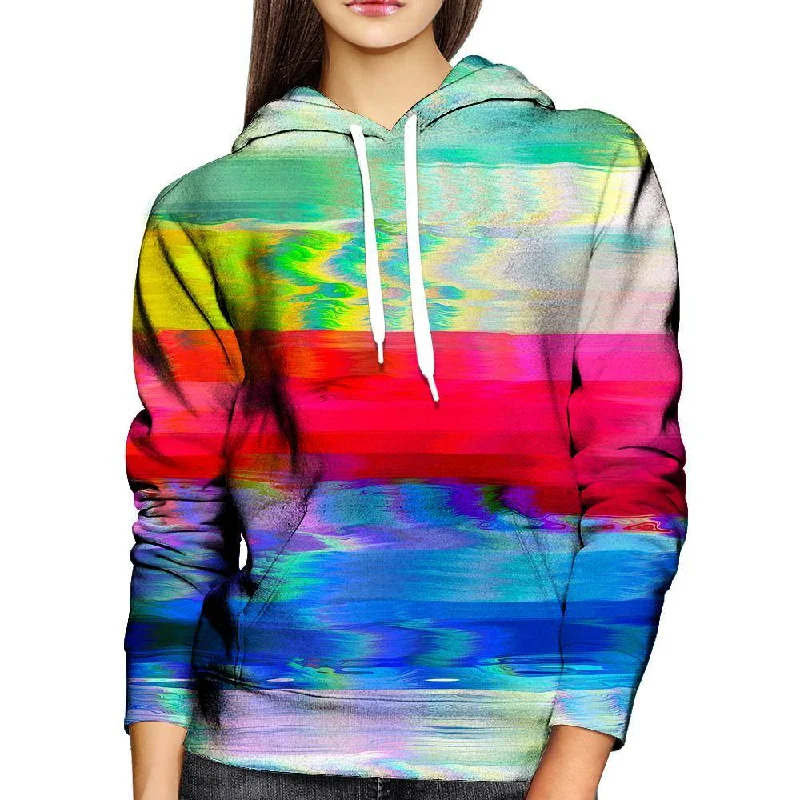 Thick Lines Womens Hoodie