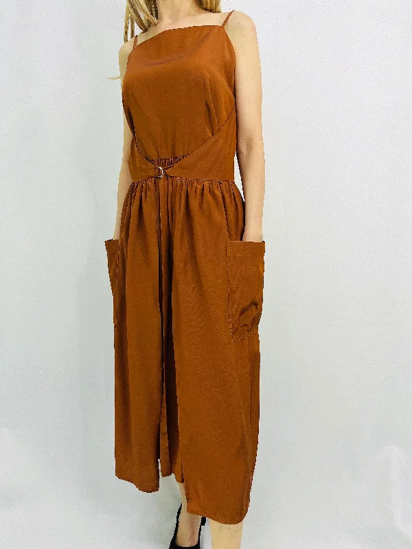 Nuevo Pina Dress in Brown