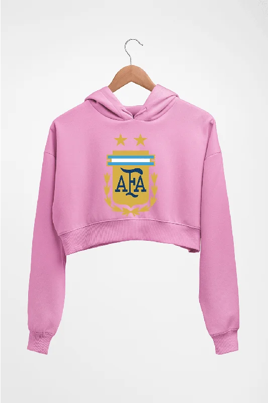 Argentina Football Crop HOODIE FOR WOMEN