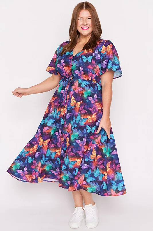 Marley Butterfly Rainbow Dress