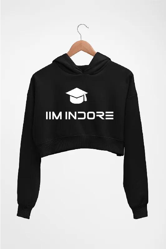 IIM I Indore Crop HOODIE FOR WOMEN