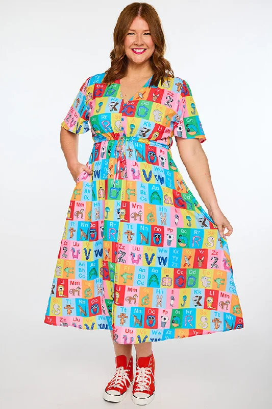 Marley Alpha Animal Cards Dress