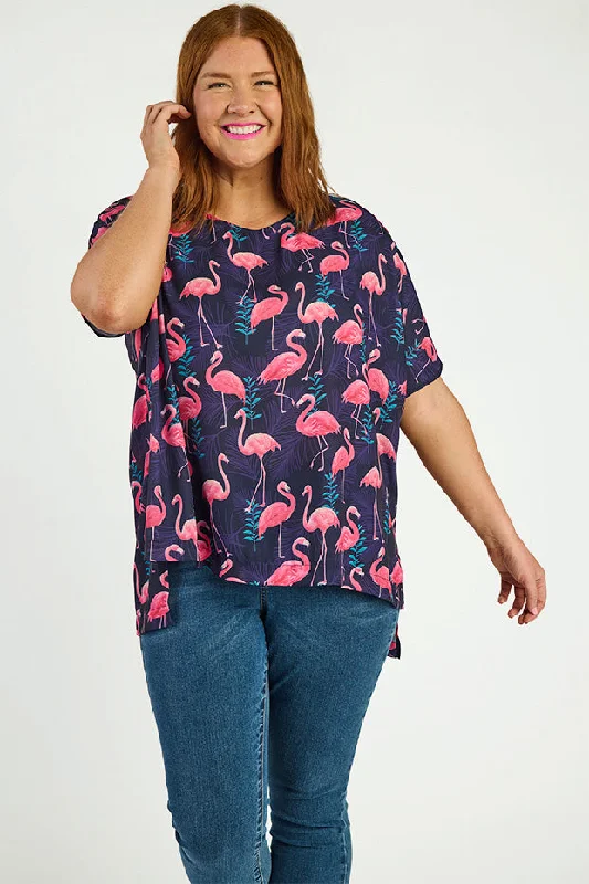 Serena OG Flamingo Top