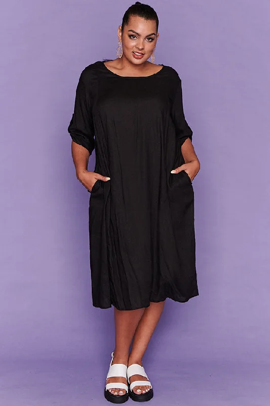 Apollonia Black Dress