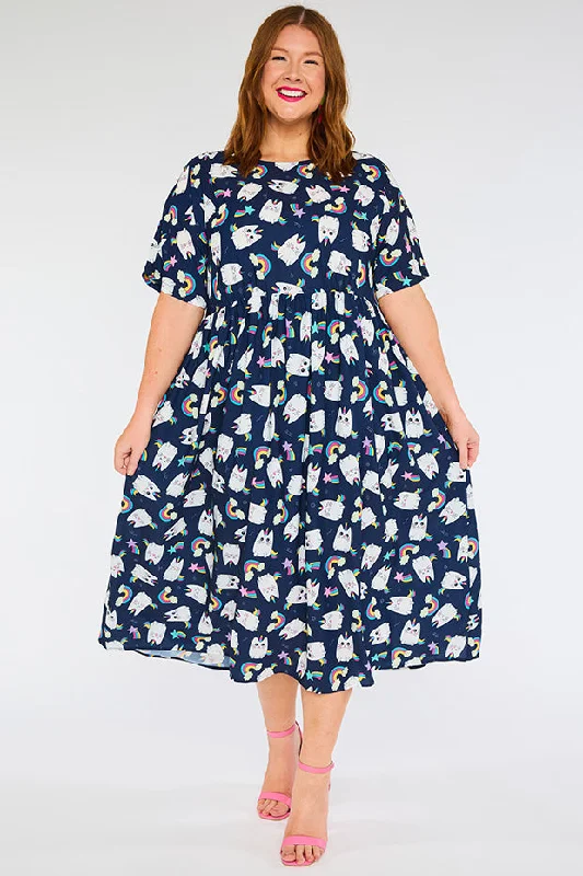 Superstar Caticorns Navy Dress