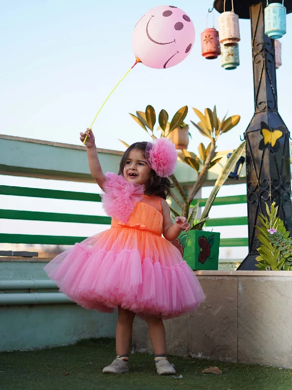 Sundrenched Shaded Dress With Hair Pin