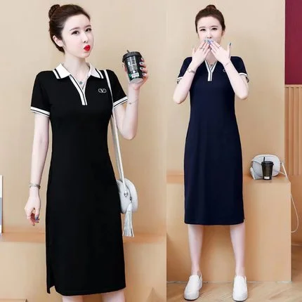 Plus Size Polo T Shirt Dress