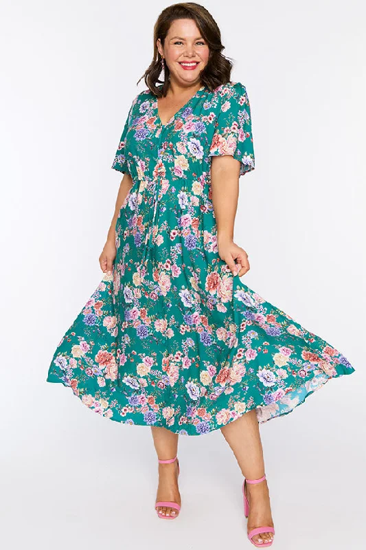 Michelle Vintage Bouquet Dress