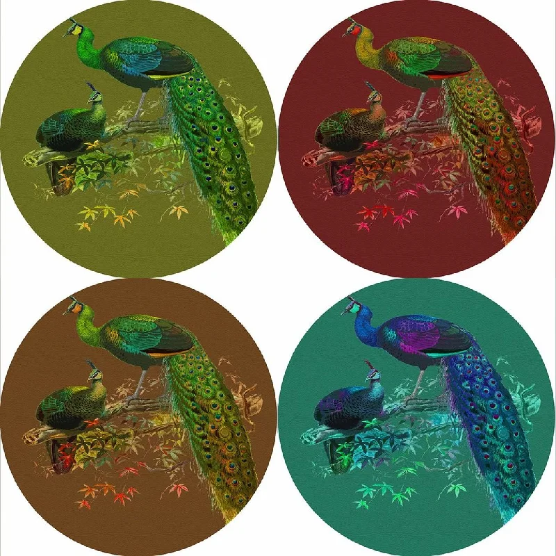 Family Pheasants Coaster Set