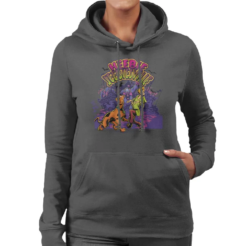 Scooby Doo Halloween Heebie Jeebiesville Women's Hooded Sweatshirt