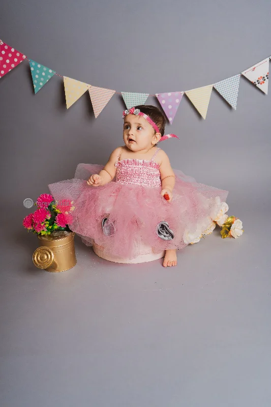 Rose Bubble Tutu Dress