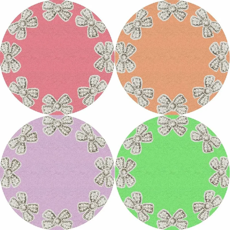 Pearl Bow Coaster Set