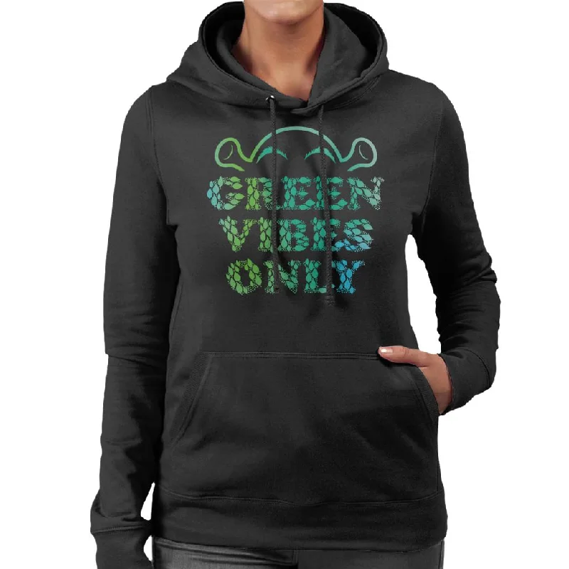 Shrek Green Vibes Only Women's Hooded Sweatshirt