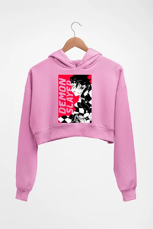 Demon Slayer Crop HOODIE FOR WOMEN