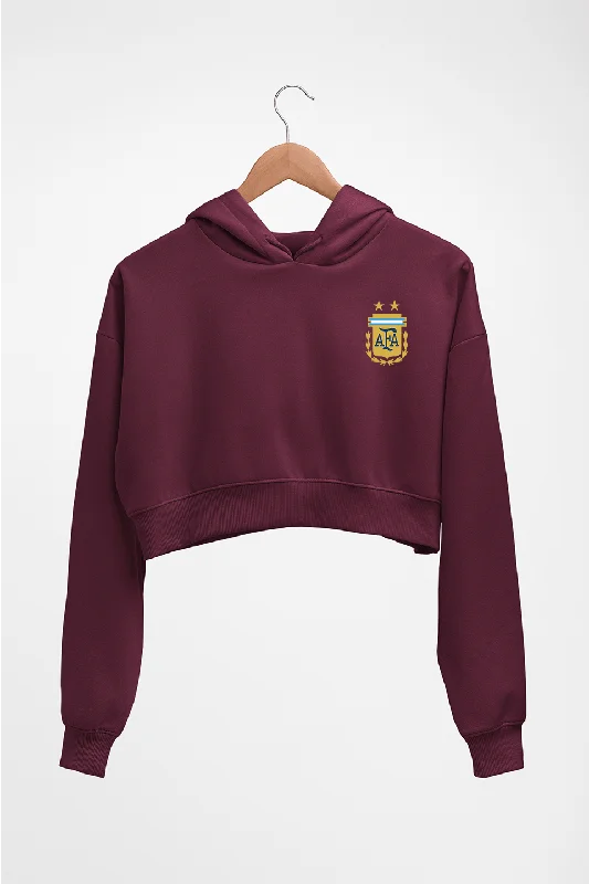 Argentina Football Crop HOODIE FOR WOMEN