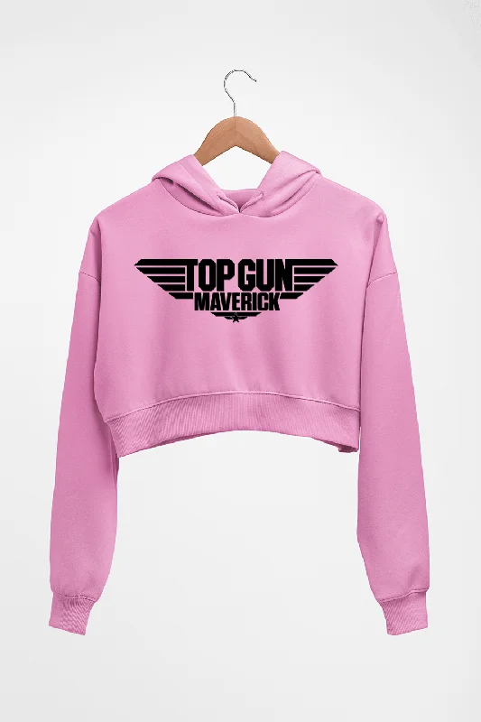 Top Gun Crop HOODIE FOR WOMEN