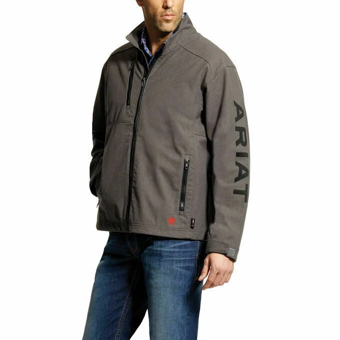 Ariat® Men's Iron Gray Flame-Resistant Team Logo Jacket 10027870