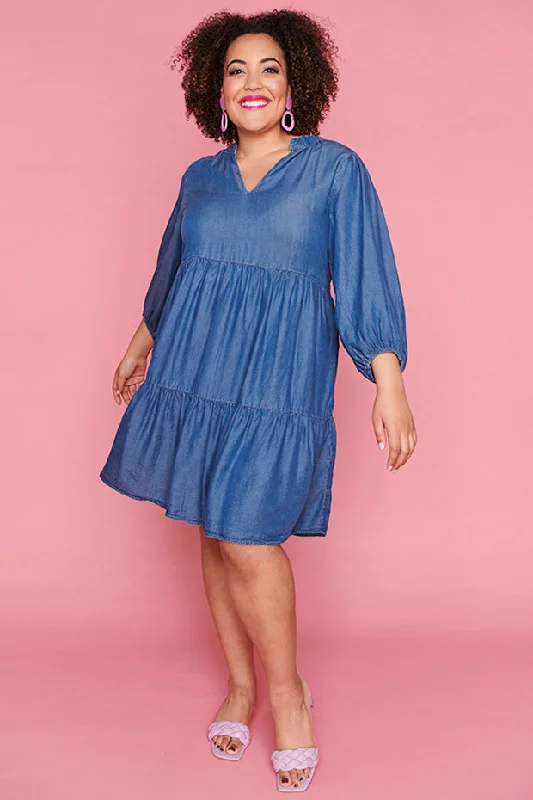 Nancy Blue Denim Dress