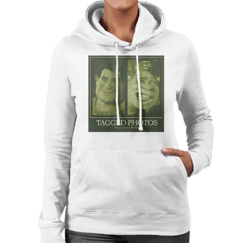 Shrek Tagged Photos Expectation Vs Reality Women's Hooded Sweatshirt