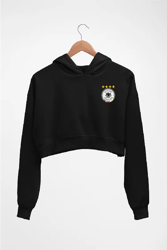 Germany Football Crop HOODIE FOR WOMEN