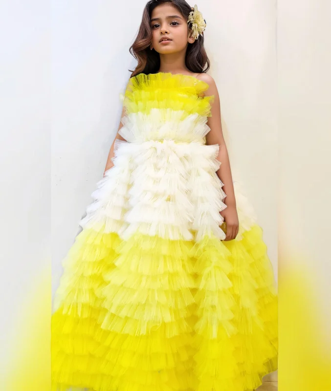 Sunkiss Ruffled Party Gown