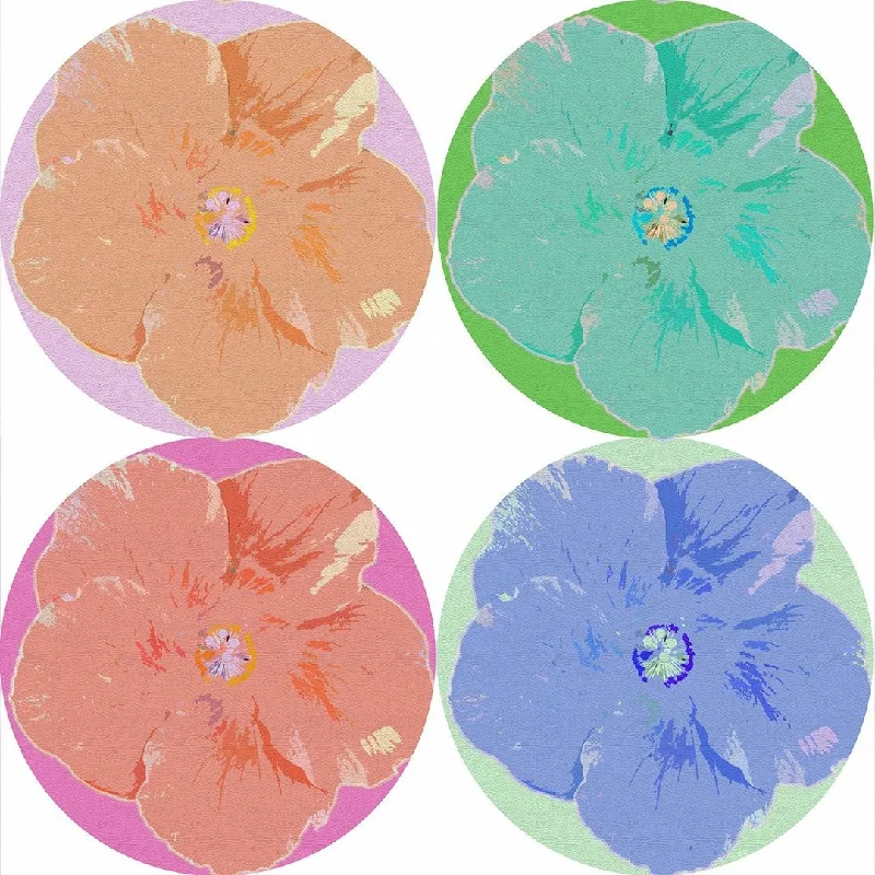 Hibiscus Coaster Set