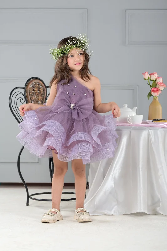 Tea Time Violet Elegance Dress