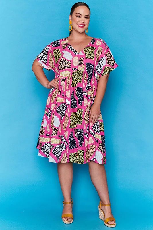 Charlotte Pink Safari Dress