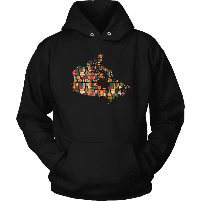 "Canada Bookish Map" Hoodie